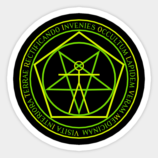 Pentacle Sticker by otherrace